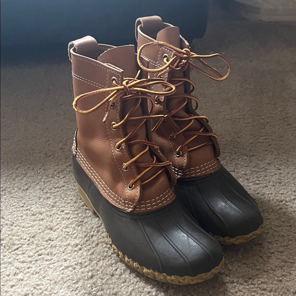 L.L. Bean Brown and Black Winter Boots